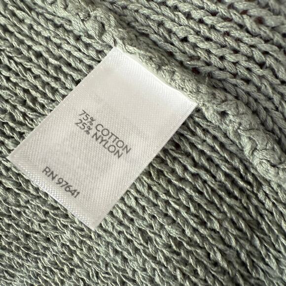 NEW! J. Jill Size XL Moss Green Long open cardigan - Picture 6 of 9